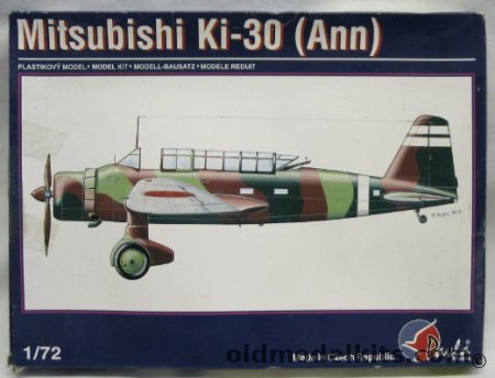 Pavla 1/72 Mitsubishi Type 97 Ki-30 Ann, 72016 plastic model kit